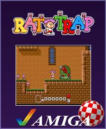 Box cover for Rat Trap on the Commodore Amiga.
