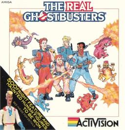Box cover for Real Ghostbusters, The on the Commodore Amiga.