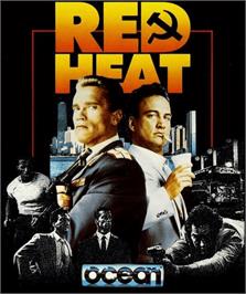 Box cover for Red Heat on the Commodore Amiga.
