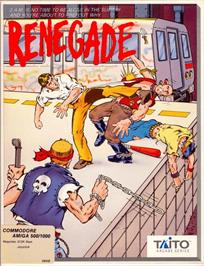 Box cover for Renegade on the Commodore Amiga.