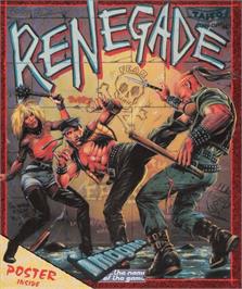 Box cover for Renegade on the Commodore Amiga.