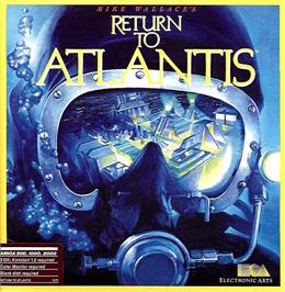 Box cover for Return to Atlantis on the Commodore Amiga.