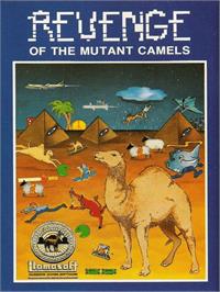Box cover for Revenge of the Mutant Camels on the Commodore Amiga.