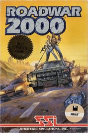 Box cover for Roadwar 2000 on the Commodore Amiga.