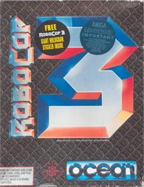 Box cover for Robocop 3 on the Commodore Amiga.
