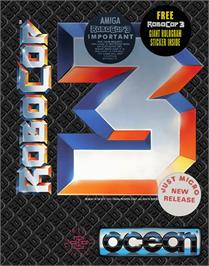 Box cover for Robocop 3 on the Commodore Amiga.