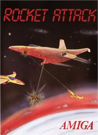 Box cover for Rocket Attack on the Commodore Amiga.