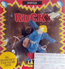 Box cover for Rocky on the Commodore Amiga.