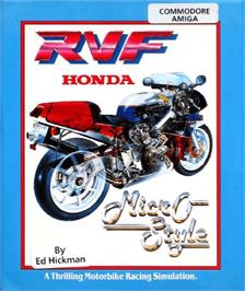 Box cover for Rvf Honda on the Commodore Amiga.