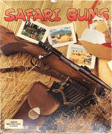 Box cover for Safari Guns on the Commodore Amiga.
