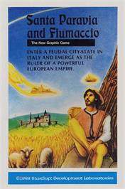 Box cover for Santa Paravia and Fiumaccio on the Commodore Amiga.