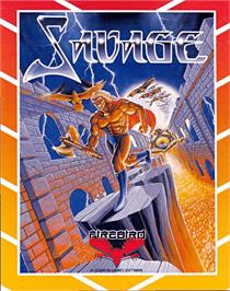 Box cover for Savage on the Commodore Amiga.
