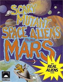 Box cover for Scary Mutant Space Aliens From Mars on the Commodore Amiga.