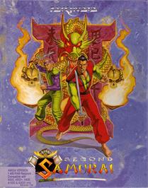 Box cover for Second Samurai on the Commodore Amiga.