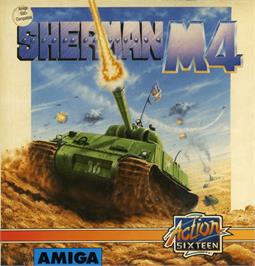 Box cover for Sherman M4 on the Commodore Amiga.