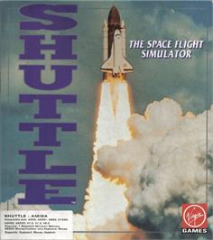 Box cover for Shuttle - The Space Flight Simulator on the Commodore Amiga.