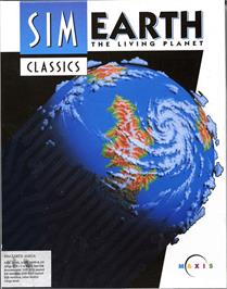 Box cover for Simearth - The Living Planet on the Commodore Amiga.