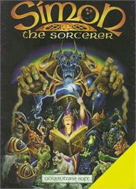 Box cover for Simon the Sorcerer on the Commodore Amiga.