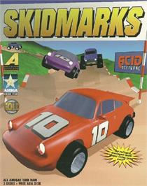 Box cover for Skidmarks on the Commodore Amiga.