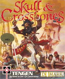 Box cover for Skull & Crossbones on the Commodore Amiga.