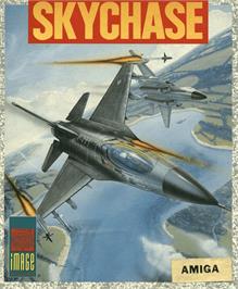 Box cover for SkyChase on the Commodore Amiga.