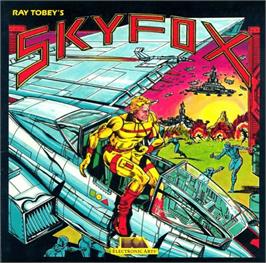 Box cover for Sky Fox on the Commodore Amiga.