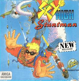 Box cover for Sky High Stuntman on the Commodore Amiga.