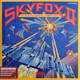 Box cover for Skyfox II: The Cygnus Conflict on the Commodore Amiga.
