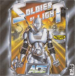 Box cover for Soldier Of Light on the Commodore Amiga.