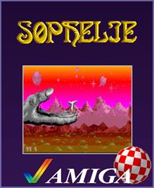 Box cover for Sophelie on the Commodore Amiga.