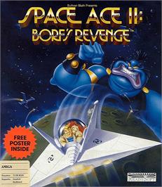 Box cover for Space Ace II: Borf's Revenge on the Commodore Amiga.