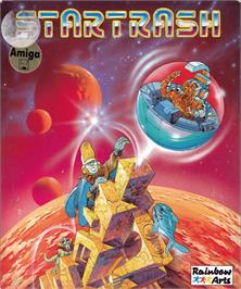Box cover for Star Trash on the Commodore Amiga.