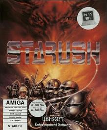 Box cover for Starush on the Commodore Amiga.