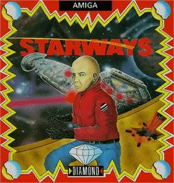 Box cover for Starways on the Commodore Amiga.