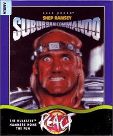 Box cover for Suburban Commando on the Commodore Amiga.