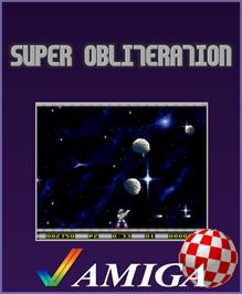 Box cover for Super Obliteration on the Commodore Amiga.