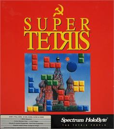 Box cover for Super Tetris on the Commodore Amiga.