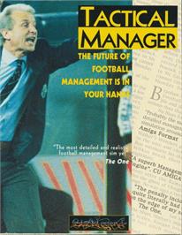 Box cover for Tactical Manager on the Commodore Amiga.
