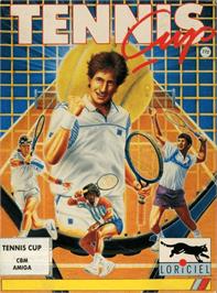 Box cover for Tennis Cup on the Commodore Amiga.