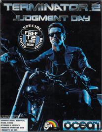 Box cover for Terminator 2 - Judgment Day on the Commodore Amiga.