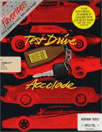 Box cover for Test Drive on the Commodore Amiga.