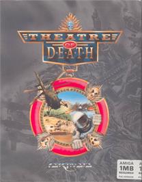 Box cover for Theatre of Death on the Commodore Amiga.