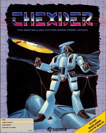 Box cover for Thexder on the Commodore Amiga.