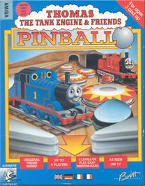 Box cover for Thomas the Tank Engine and Friends Pinball on the Commodore Amiga.