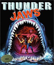 Box cover for Thunder Jaws on the Commodore Amiga.