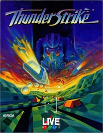 Box cover for Thunderstrike on the Commodore Amiga.
