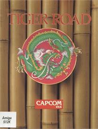 Box cover for Tiger Road on the Commodore Amiga.