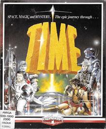 Box cover for Time on the Commodore Amiga.