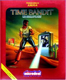 Box cover for Time Bandit on the Commodore Amiga.