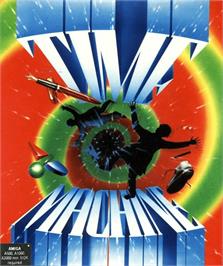 Box cover for Time Machine on the Commodore Amiga.